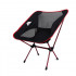 MasterTool - Camping Foldable Chair, Fishing chair， Red