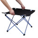 MasterTool - Camping Foldable Table Hard Top, Blue