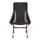 MasterTool - Aluminium Camping Foldable Hard Top Table & Chairs Set（Black Chair*1+Gray Chair*1+Table*1)