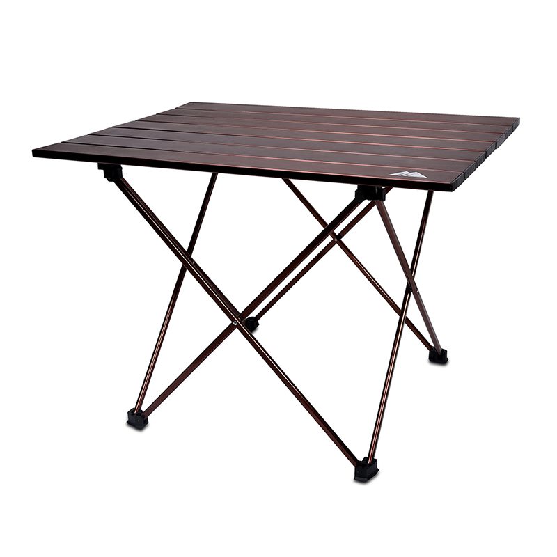 MasterTool - Aluminium Camping Foldable Hard Top Table & Chairs Set（Black Chair*1+Gray Chair*1+Table*1)