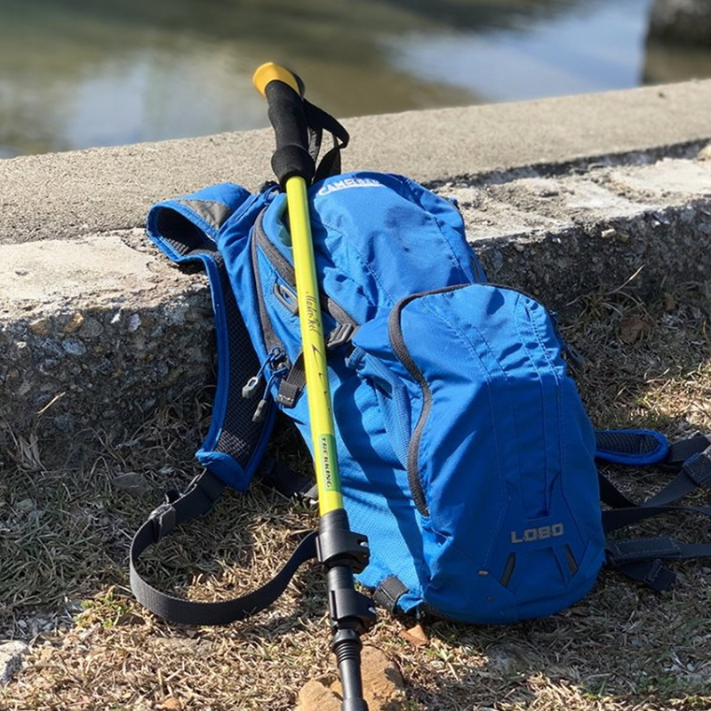 MasterTool - Aluminium Collapsible Lightweight, Hiking Stick Hiking Pole Trekking Pole with EVA Foam Handle