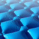 MasterTool - Double Large Size Inflatable Sleeping Foldable Mattress, Blue