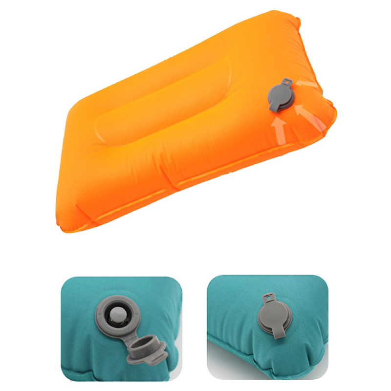 MasterTool - Ultralight Inflatable Camping Travel Pillow，Orange