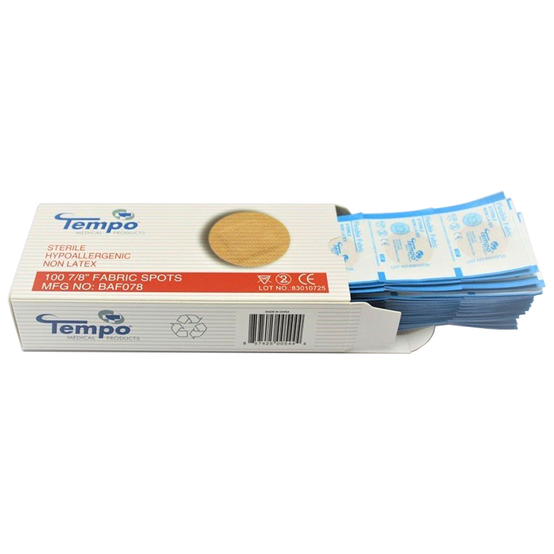 MasterTool - Adhesive Bandages, Round Band-Aids, Skin Spot Bandages IV Dripping, 100pcs/Box, Diameter of 22mm
