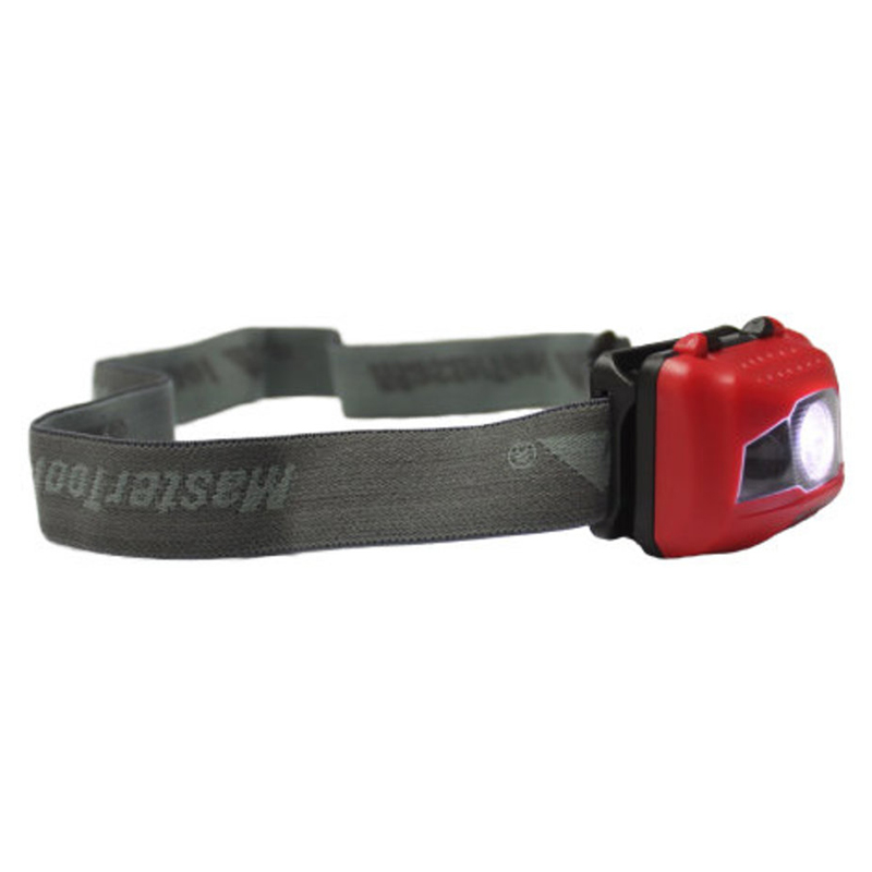 MasterTool - Cree 3W High Performance Headlamp, 200 Lumen - Red