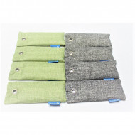 Mastertool - 【8 packs】Charcoal Air Purifying Bag，100g-Green(4pcs)+ Gray(4pcs)
