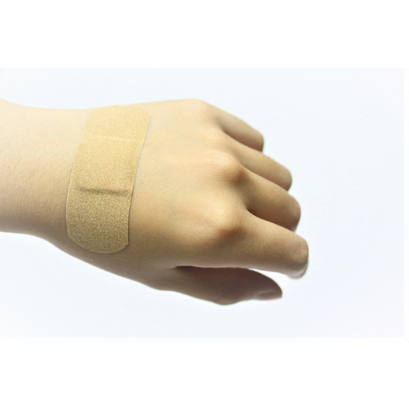 MasterTool - Fabric Strip Adhesive Bandages, Sterile Band-Aids, Non latex, size 2.5*7.6cm (100pcs/Box)