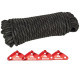 MasterTool - Triangle rope buckle, Rope Tensioners, Red (4pcs/pack)