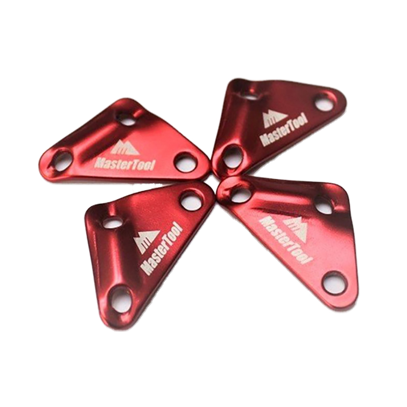 MasterTool - Triangle rope buckle, Rope Tensioners, Red (4pcs/pack)