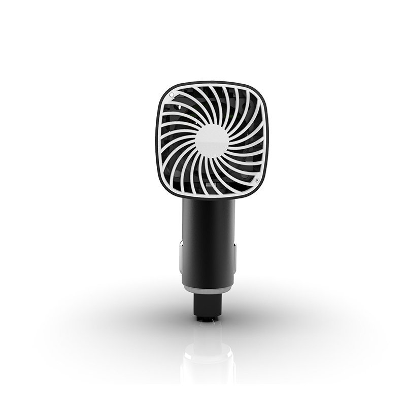 MasterTool - Car Charger，3 in 1 ionizer Air Purifier with Fan, Window Breaker, with USB QC 3.0 Fast Charging