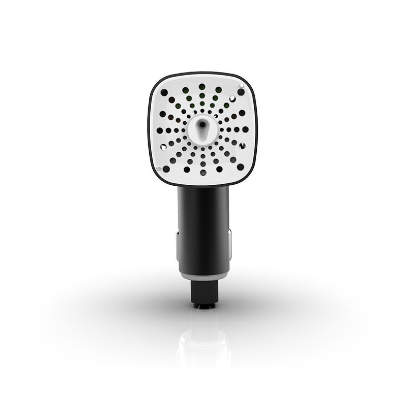 MasterTool - Car Charger，3 in 1 ionizer Air Purifier with Fan, Window Breaker, with USB QC 3.0 Fast Charging