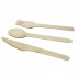 MasterTool - SavingOasis Wooden Cutlery Set, 75pcs/set(Spoon*25,Knife*25,Fork *25)