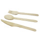 MasterTool - SavingOasis Wooden Cutlery Set, 75pcs/set(Spoon*25,Knife*25,Fork *25)