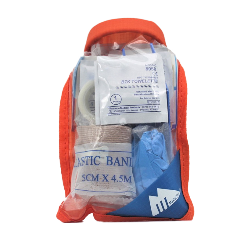 MasterTool - Outdoor Emergency Waterproof First aid kit with American brand Bandage and Wipe