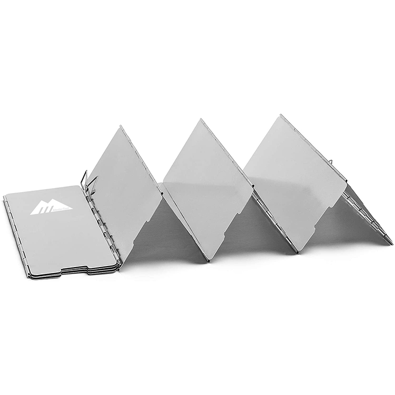 MasterTool - Windshield, Camping Stove Folding Aluminium Windscreen