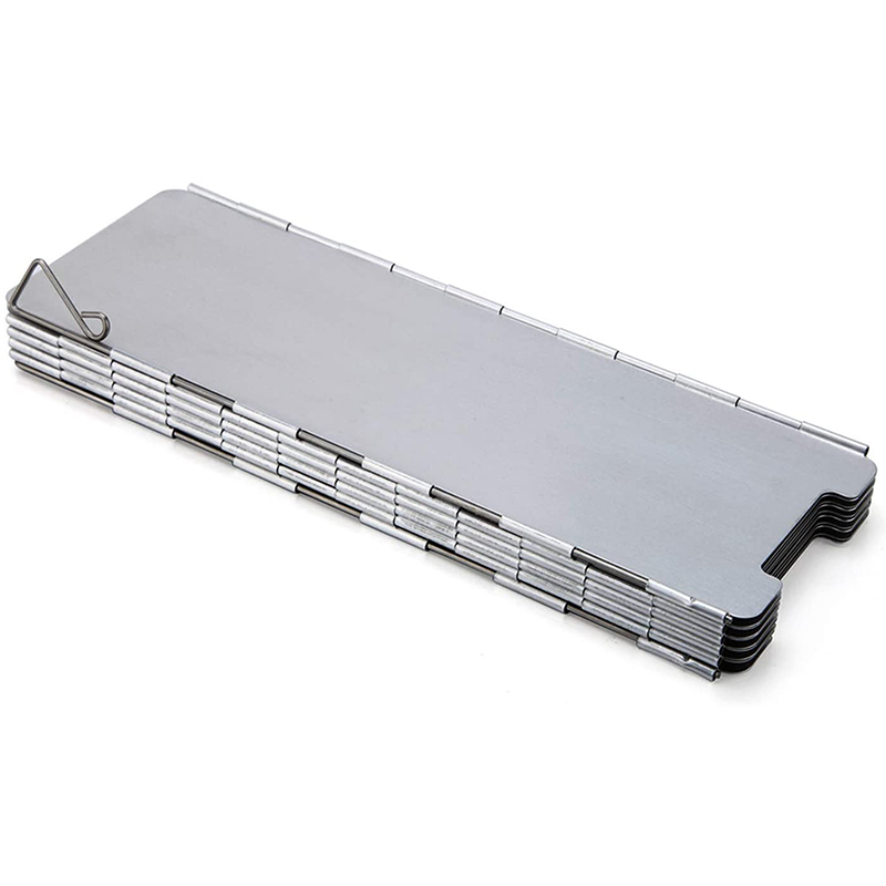 MasterTool - Windshield, Camping Stove Folding Aluminium Windscreen