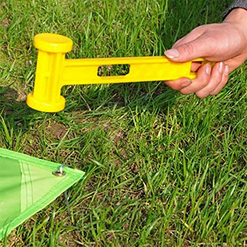 MasterTool - Tent Peg Mallet Hammer - Durable Lightweight Plastic