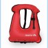 MasterTool - Snorkel Vest-Red, Adults Portable Inflatable Swim Vest Jackets for Snorkeling Swimming Diving Safety