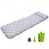 MasterTool - Single Sleeping Mat Pillows, Gray + Single Sleeping Mat Pillows, Gray + Outdoor Portable Air Pump