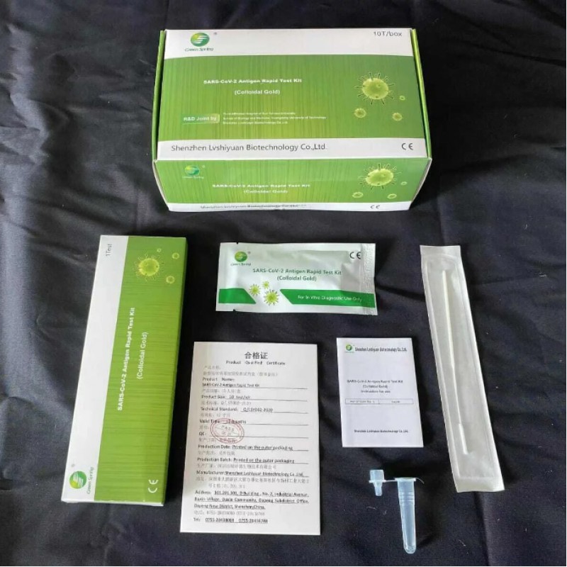 Green spring - Anti-epidemic-New Coronavirus Rapid Test Home Kit-Single Pack, Results within 15-20 Min