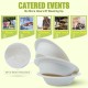 MasterTool - 【Degradable and Microwavable Use】Eco-Friendly Biodegradable Sugarcane Paper Bowls (350ml) - 13.5cm