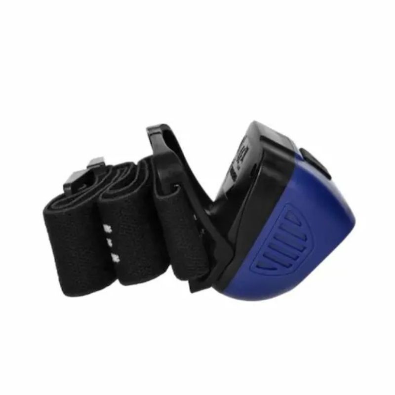 MasterTool - Rechargeable High Performance Headlamp, 350 Lumen, Head Light, Outdoor, Running, Cycling - Blue