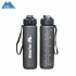 Large 32 Ounce BPA-free, Black Plastic Drinking Bottles With Strap,No Straw, Leakproof Lightweight