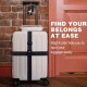 2 pcs Luggage Straps with Combination Lock, Adjustable Suitcase Belt Strap