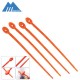 MasterTool - Elastic Band, Silicone Cable Ties, Silicone Strap Ties and Hooks (4pcs/bag)