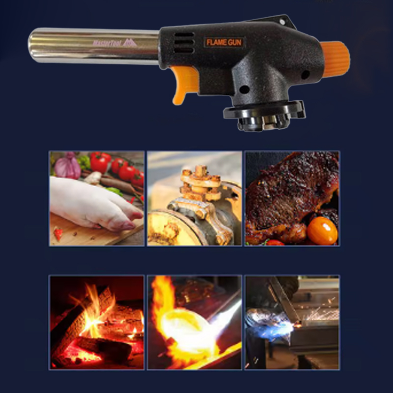 MasterTool - Outdoor high temperature ceramic core flame gun barbecue kitchen baking butane gas gas