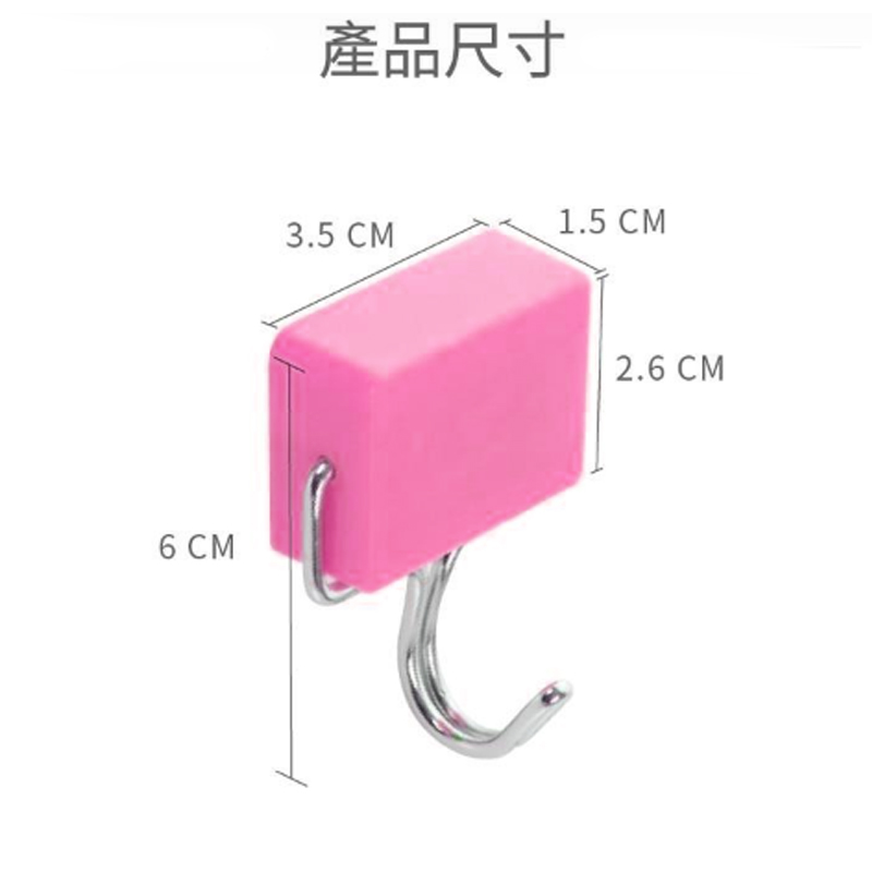 MasterTool - Log-Cabin Wall Hangers Multi-Purpose Hooks Strong Magnetic Hooks for Keys,Coat,Fridge and Doors