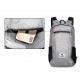 MasterTool - Outdoor travel set(Outdoor folding backpack, gray-20L*1+326ml Sports Foldable Bottle)