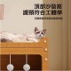 MasterCub ExhibitCat Cardboard House with Scratch Pad, Cat Hideaway Playhouse with Scratching Board