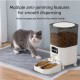 MasterCub 4.5L Automatic pet food dispenser with two bowls, 4.5 liter capacity, suitable for dogs and cat
