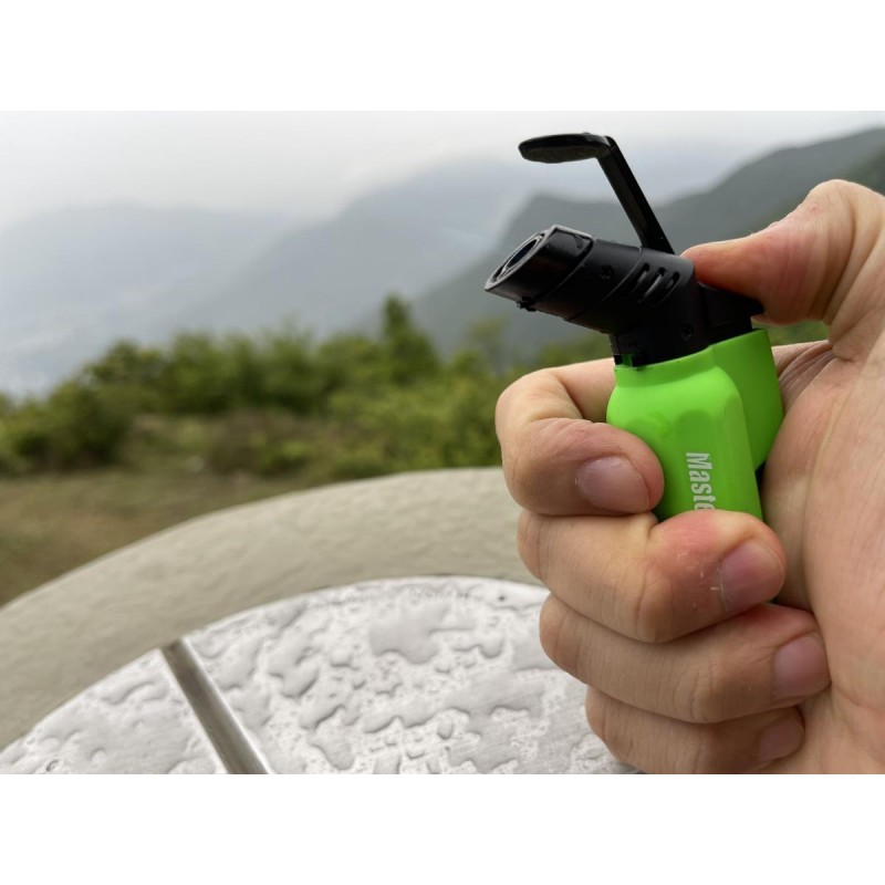 MasterTool - BBQ charcoal inflatable spray gun windproof lighter with gas, Lime
