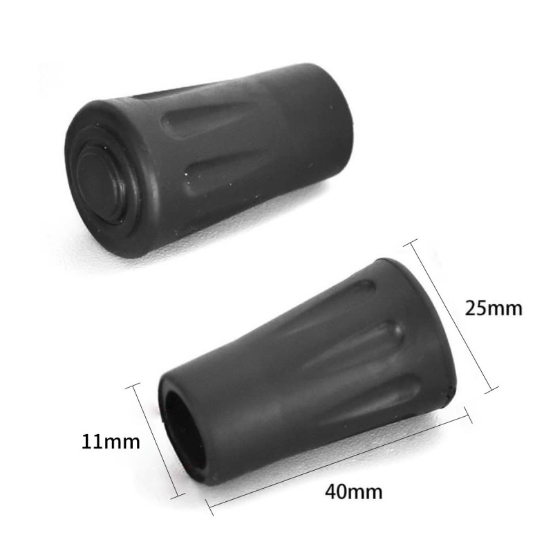 Replacement rubber pellets for hiking poles(2 pcs), suitable for most trekking pole to use