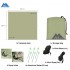 MasterTool - 2.5x2.5m Tent Tarp,canopy-light green, with shading and waterproof functions. Portable canopy,Tarp