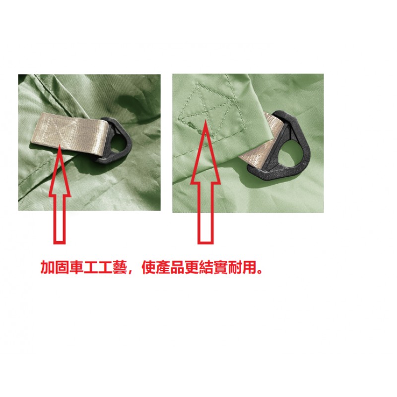 MasterTool - 2.5x2.5m Tent Tarp,canopy-light green, with shading and waterproof functions. Portable canopy,Tarp