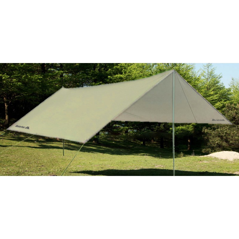 MasterTool - 2.5x2.5m Tent Tarp,canopy-light green, with shading and waterproof functions. Portable canopy,Tarp