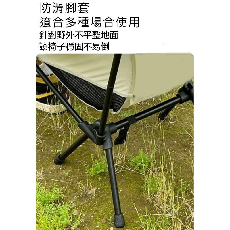New style lightweight Folding High Back Camping Outdoor Chair with Headrest, black