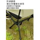 New style lightweight Folding High Back Camping Outdoor Chair with Headrest, black