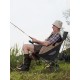 New style lightweight Folding High Back Camping Outdoor Chair with Headrest, black