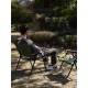 MasterTool- Portable Recliner Back Relaxed Camping Chair-Green 