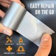 MasterTool 2 pcs Duct Tape-silver(5cm x 1.3m) ,Survive Outdoors Longer Duct Tape, Outdoor repair tools