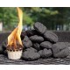 MasterTool - All Natural Wood Wool Fuel Cups. 16 Pieces per Bag. Made of Wood Wool with Paraffin Wax Coating