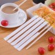 Savingoasis 100pcs 100% Eco-Friendly Wooden Disposble Coffee Stirrers (Individually Wrapped)