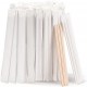 Savingoasis 100pcs 100% Eco-Friendly Wooden Disposble Coffee Stirrers (Individually Wrapped)