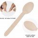 MasterTool - SavingOasis 50 pcs 100%Composable Eco-Friendly Wooden Disposble Cultery (Spoon x 25 + Fork x 25)