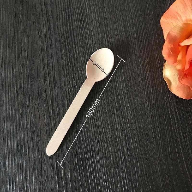 MasterTool - SavingOasis 50 pcs 100%Composable Eco-Friendly Wooden Disposble Cultery (Spoon x 25 + Fork x 25)