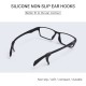 MasterTool Silicone glasses non-slip ear hooks ear hooks(3 pairs) sports summer essential